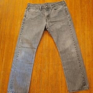 Men's Gray 513 Levi's Jeans